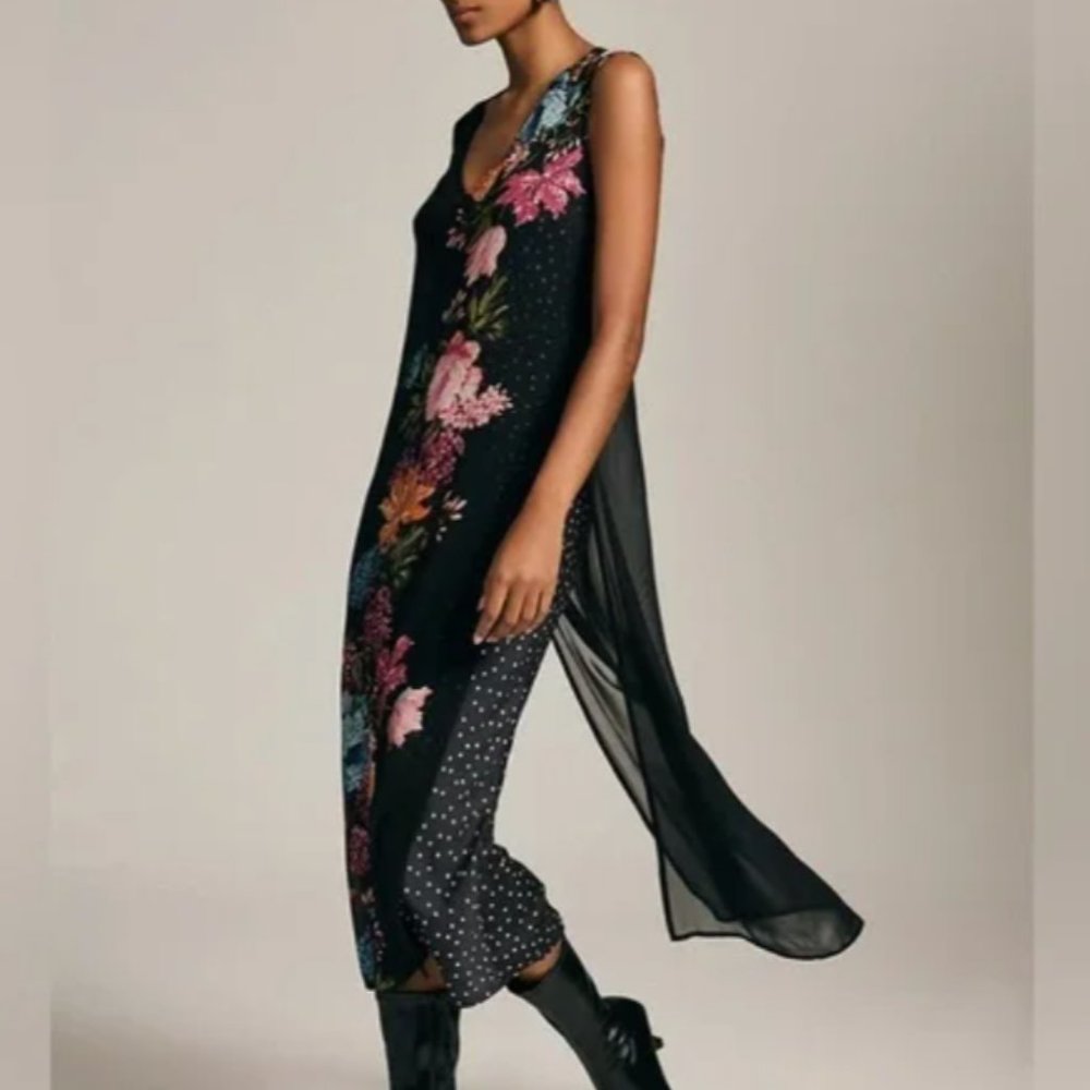 Anthropologie Layered Sleeveless Dress, M- GOrgeous